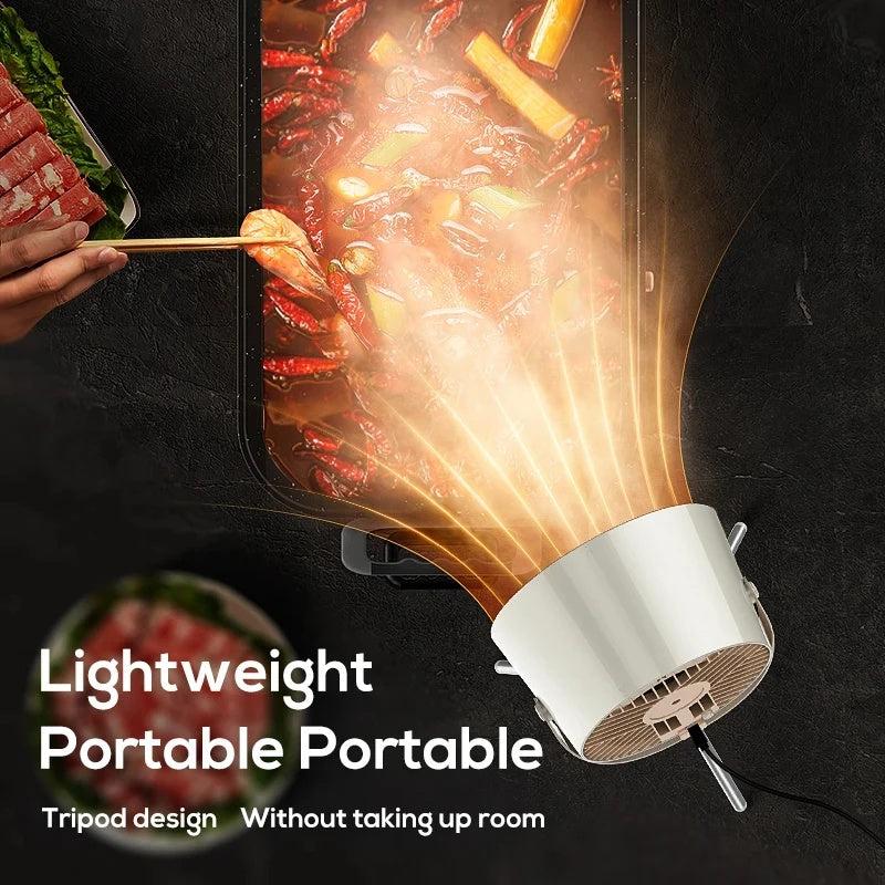 Portable Exhaust Fan Small Kitchen Hood Extractor