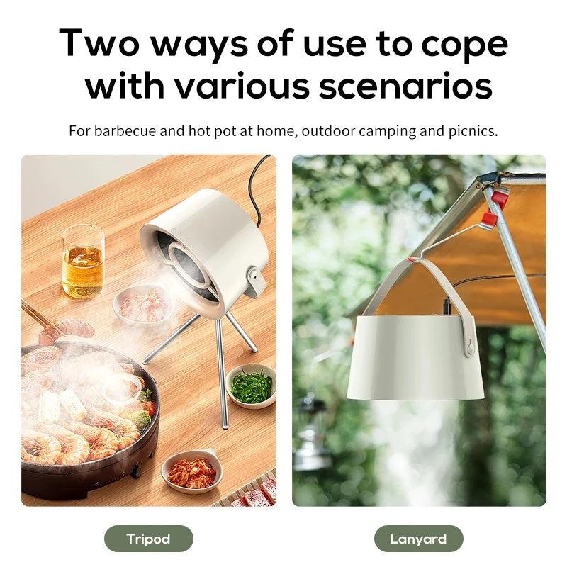 Portable Exhaust Fan Small Kitchen Hood Extractor